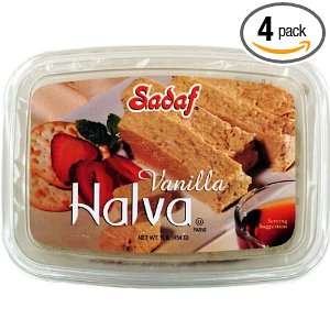 Sadaf Halva Vanilla, 16 Ounce (Pack of: Grocery & Gourmet Food