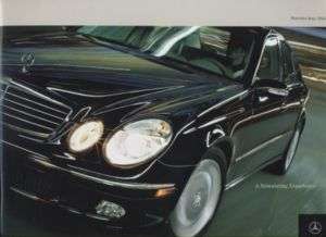 2004 Mercedes Benz Sales Brochure Catalog AMG E55 SLK320 G500 CLK430 