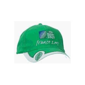 RUGBY WORLD CUP 2007 DETAILED BASEBALL CAP (ROYAL):  Sports 