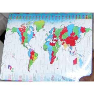   World Time Zone maps layered in 1 Reference Mousepad