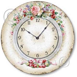  Item C6026 Classical Olde World Floral Clock