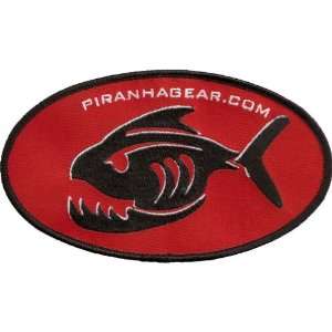  Piranha Gear Martial Arts Patch (Red)