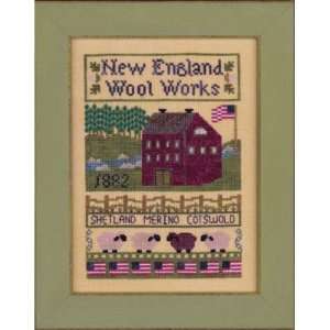   New England Wool Works   Cross Stitch Pattern: Arts, Crafts & Sewing