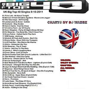   DVD, UKs Big Top Chart, 36 of the current Top 40 Video Hits 9 15 2011