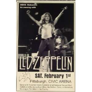  Led Zeppelin Page Plant 1975 Civic Arena Pittsburgh LIVE 