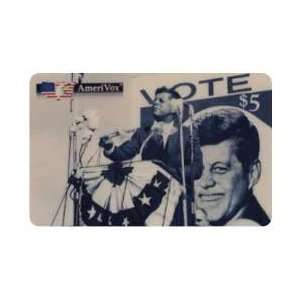 Kennedy Collectible Phone Card $217. Face Value John F. Kennedy Promo 