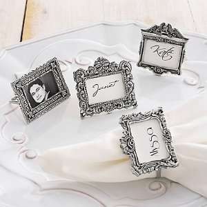  Pewter Place Card Napkin Rings by Danforth Pewter: Home 