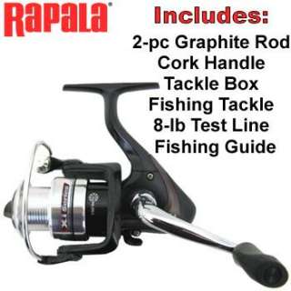 6ft RAPALA SPINNING ROD & REEL COMBO KIT IS PERFECT FOR THE EVERYDAY 