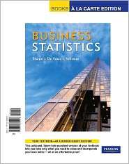 Business Statistics, Books a la Carte Edition, (0321655990), Norean R 