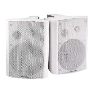  2 Way Active Wall Mount Speakers (Pair)   25W   White 