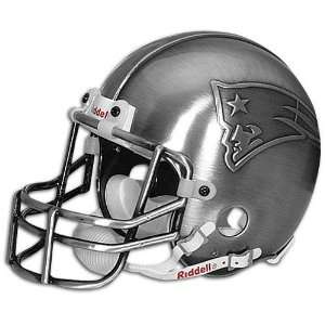  Patriots Riddell Antique Pewter Mini Helmet ( Patriots 