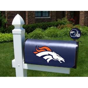  Denver Broncos Mailbox Cover and Flag