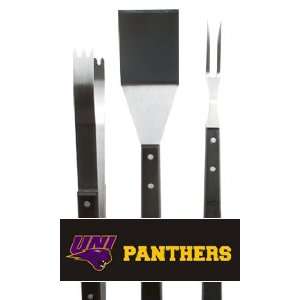  3 Piece NCAA Northern Iowa Panthers BBQ Grilling Accessory Tool 