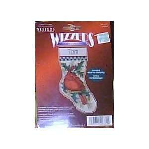  Cardinal Counted Cross Stitch Wizzer Kit: Home & Kitchen