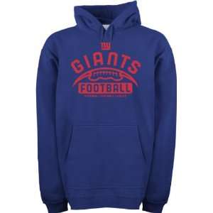  New York Giants  Blue  Gym Issue Hooded Sweatshirt Sports 