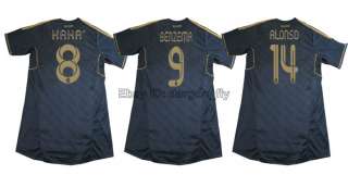 Real Madrid 2011/2012 2nd Away Soccer Jersey Shirts S/M/L/XL LFP 