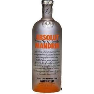  Absolut Mandrin Orange Vodka Grocery & Gourmet Food