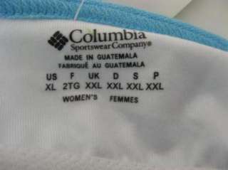 NEW Womens Columbia Lt Blue Athletic Soft Tank Top XL  