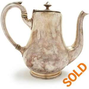    Antique Hotel du Louvre Medium Silver Teapot