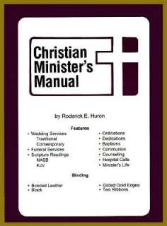 BARNES & NOBLE  Christian Ministers Manual by Rod Huron, Standard 