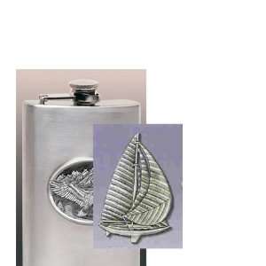  Sailboat Stainless Steel Flask