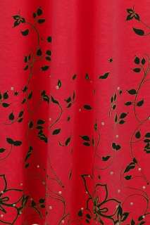 New Strapless Red Summer Smock Dress Medium Large  