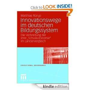 Innovationswege im deutschen Bildungssystem. Die Verbreitung der Idee 