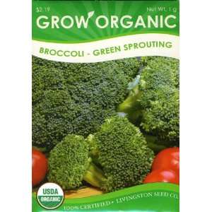  Broccoli   Organic Green Sprouting Patio, Lawn & Garden