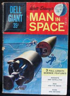 Walt Disneys 1959 MAN in SPACE #27 Del Giant VG  