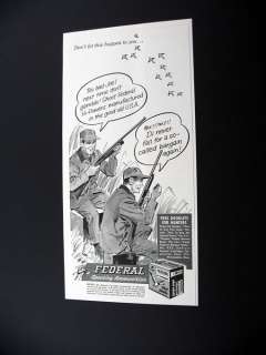 Federal Hi Power Shotgun Shells hunters 1961 print Ad  
