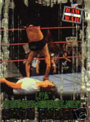 LITA vs STEPHANE McMAHON #99 2001 WWF Raw is War card  
