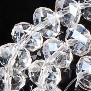296pcs Clear Swarovski Crystal Abacus Loose Beads 4x6MM  