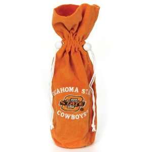   State Cowboys Orange Velvet Wine Bottle Bag