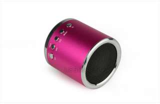 Mini Portable Speaker for MP3/MP4/iPhone/iPod/PC USB rose  