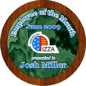  Personalized Achievement Award Plaques   Small Round   4.5 