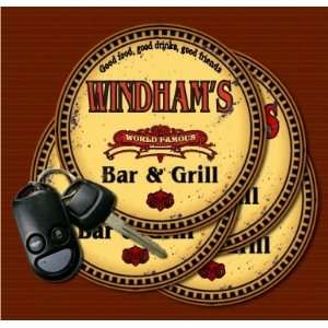  WINDHAMS Family Name Bar & Grill Coasters: Kitchen 