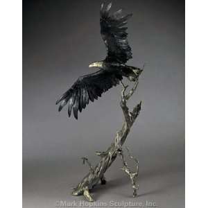  Into The Wind Bronze Eagle Sculpture