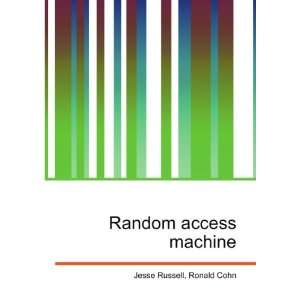 Random access machine Ronald Cohn Jesse Russell  Books