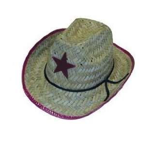   Cowgirl Straw hat dress up party Wholesale 12: Health & Personal Care