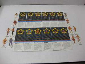 WWF Wrestling Superstars 1985 Board Game Game Pieces  