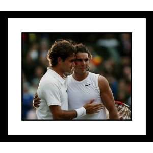  Photograph 2008 Wimbledon Hugging Roger Federer: Sports & Outdoors