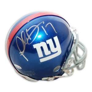  Plaxico Burress New York Giants Autographed Mini Helmet 