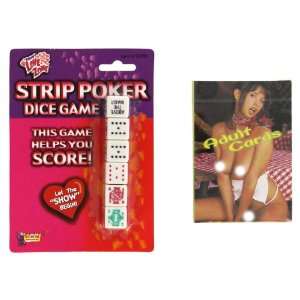  Strip Poker Dice & Adult Card Set