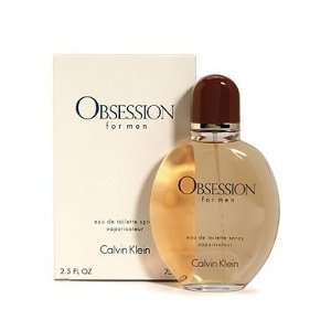  Calvin Klein Obsession Mens 2.5 oz EDT Beauty