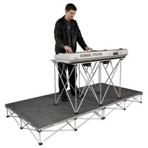  Road Ready RRKEYPAK8 Carpeted Keyboard Platform Musical 