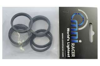 OMNI Racer Carbon Headset Spacers:1 1/8 2,3,5,10,15mm  