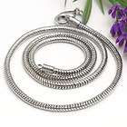 30P Silver plated snake chain Necklace Clasp 19  