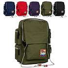 3129]NAVY String Backpack Side zipper pocket Faux leat