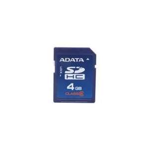  ADATA 4GB Secure Digital High Capacity (SDHC) Flash Card 
