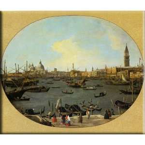   from the San Giorgio Maggiore 16x14 Streched Canvas Art by Canaletto